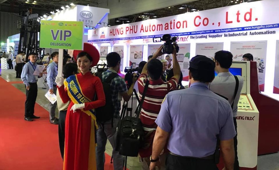 第十四次工業自動化與設備展覽(2017 VCCA)開幕一隅。（圖源：互聯網）