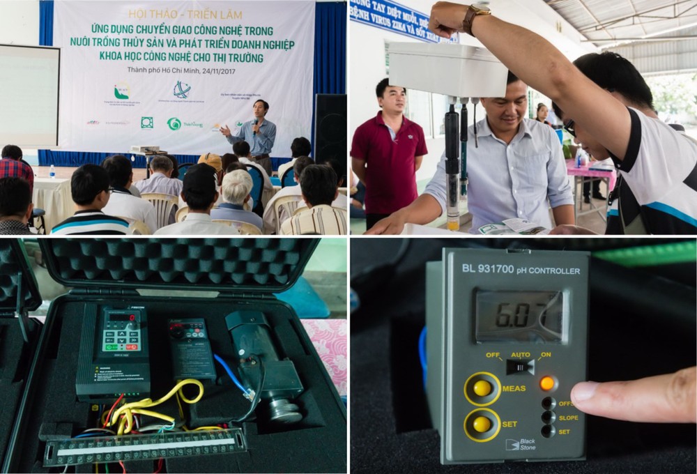 市科學與技術廳最近同農業與農村發展廳和芽皮縣協福鄉人委會配合，舉行“應用與轉移在水產養殖技術並為市場發展科技企業”展覽會議。 （圖源：互聯網）