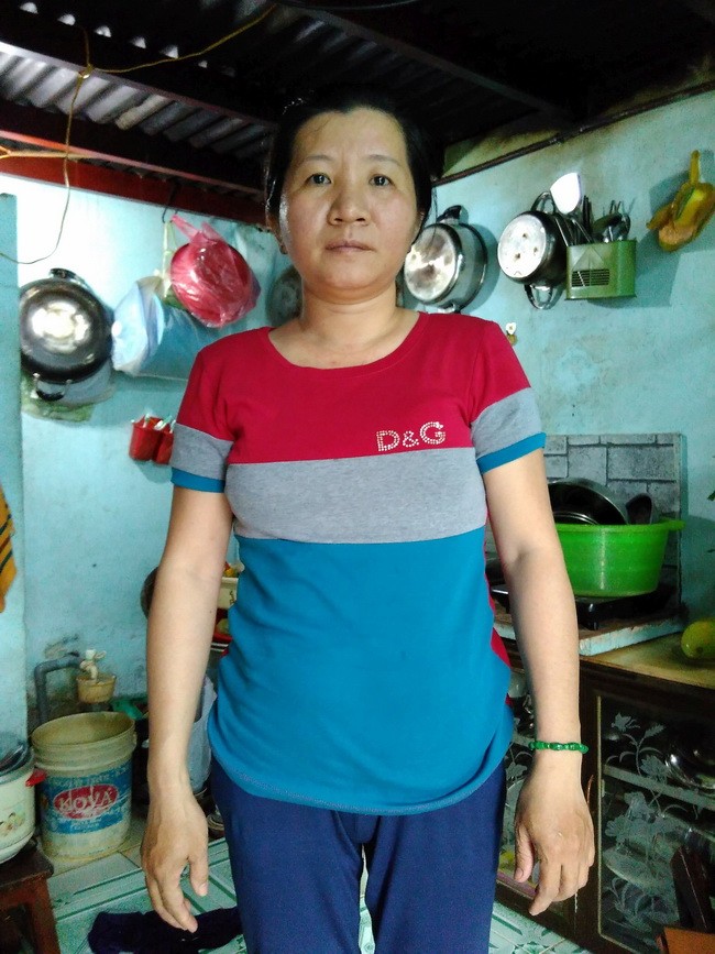 身患乳癌的藍玉華。