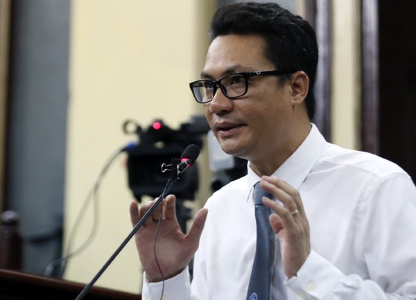 圖為阮文傾律師。（圖源：瓊陳）