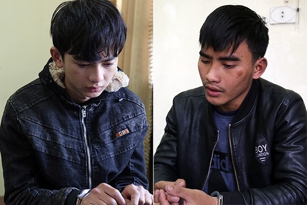 引爆 ATM 櫃員機的兩名嫌犯阮文協(左)和阮廷城。（圖源：德宇）