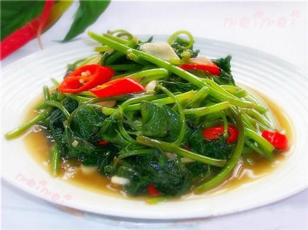 紅薯葉的美味吃法 ảnh 1