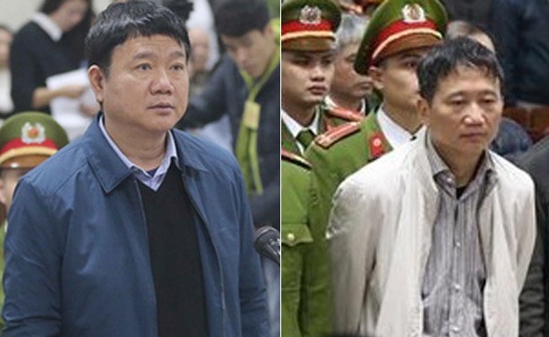 左圖：被告丁羅昇因犯下“蓄意違反”行徑被判處13年有期徒刑。右圖：被告鄭春清因犯下“蓄意違反”和“貪污財產”各罪名，分別被判處14年有期徒刑和終身監禁，總刑罰為終身監禁。（圖源：互聯網）