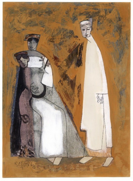 畫家成章的《團員》售得6500萬元。