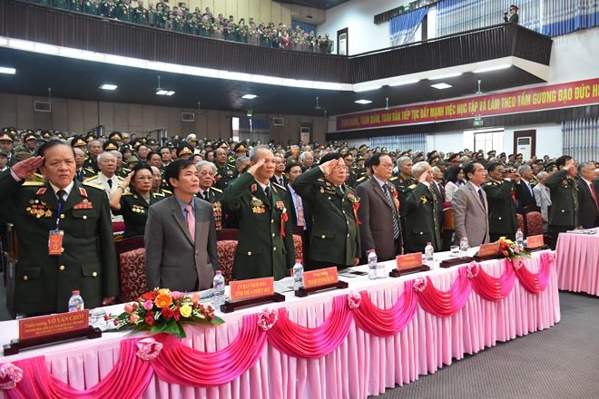 圖為順化市舉行的“1968戊申年之春總進攻和起義”50週年紀念的傳統會晤現場一隅。（圖源：光道）