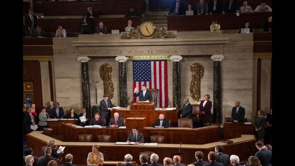 美國眾議院當地時間6日晚通過臨時撥款法案，以避免聯邦政府在8日午夜後關門。（圖源：美國眾議院官網）