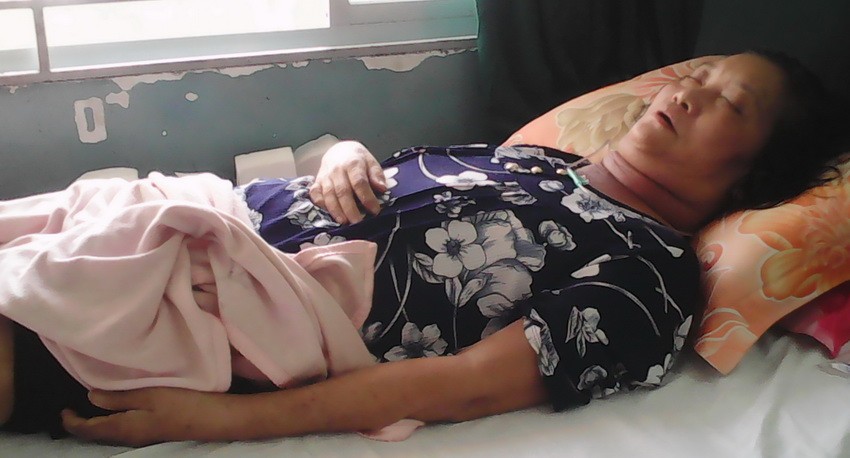 正在醫院留醫的楊卿女。