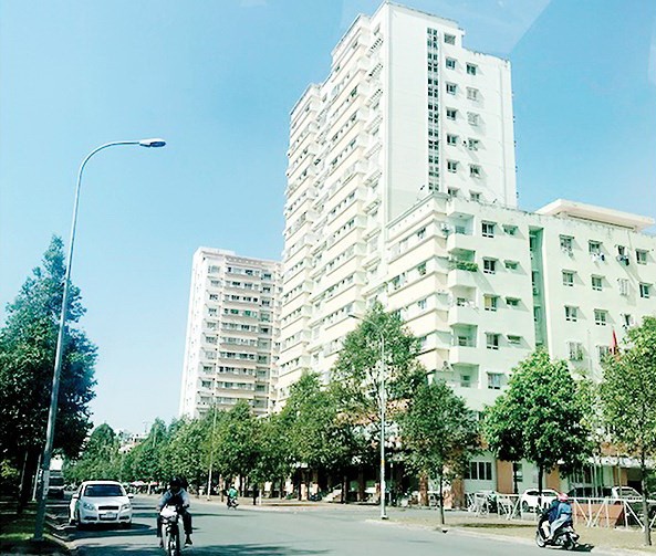 在第二郡的一個社會住房項目。