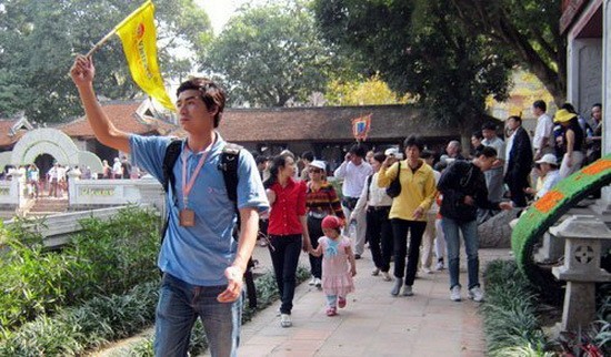 越火旅行公司董事長阮文美認定，旅遊業人力資源，尤其是導遊正處於緊缺狀態。（示意圖源：互聯網）