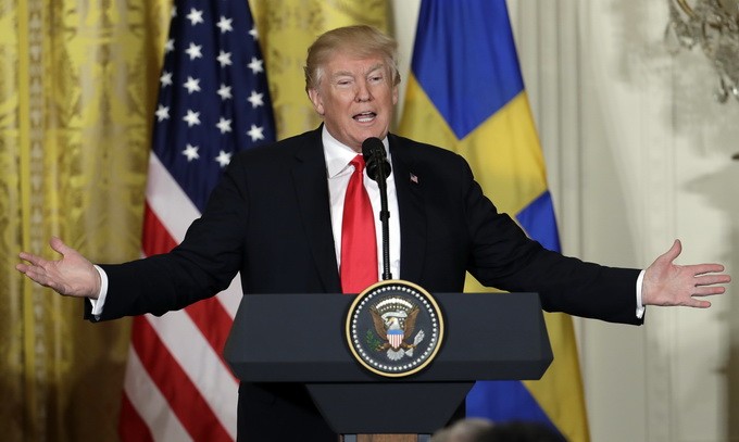 美國總統唐納德特朗普。（圖源：AP）