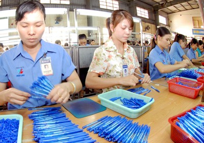 天龍集團的生產線一隅。