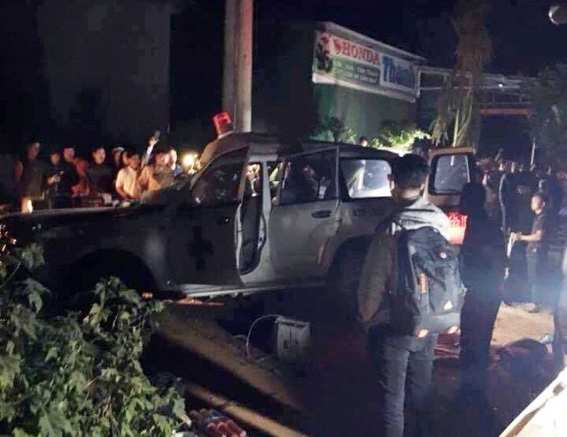 該起交通事故現場。（圖源：L.Hùng）