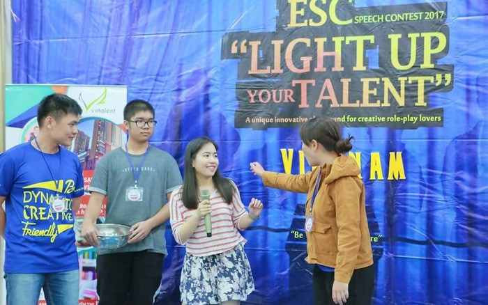 2017年英語辯論比賽情景。