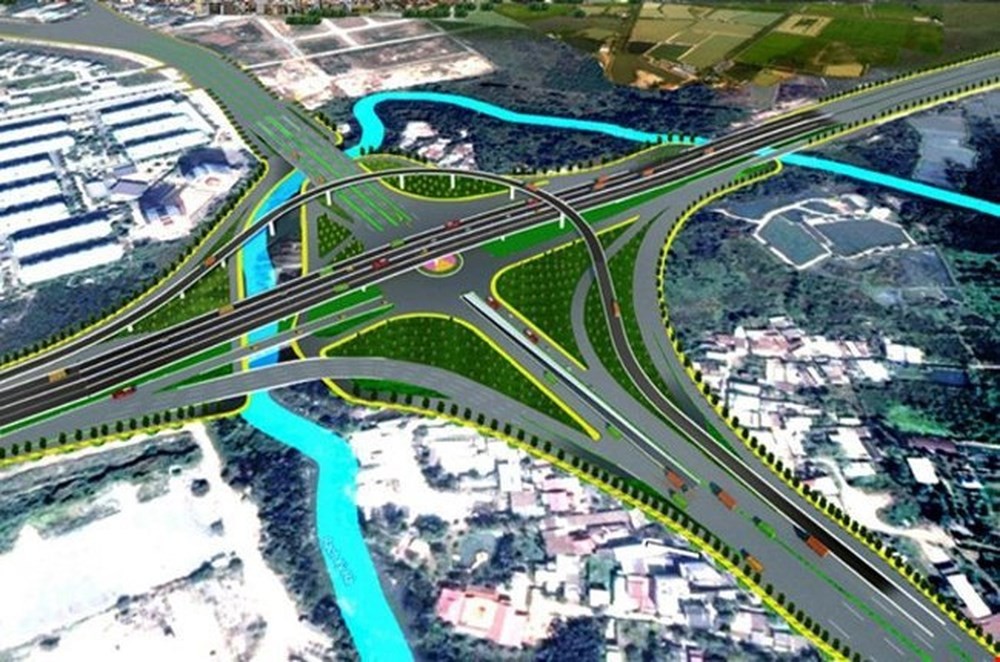 美水交通樞紐高架橋延期完成。圖為美水交通樞紐高架橋總體設計圖。