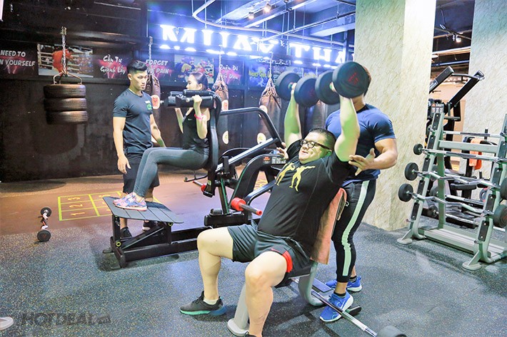 The One Club健身中心內一瞥。