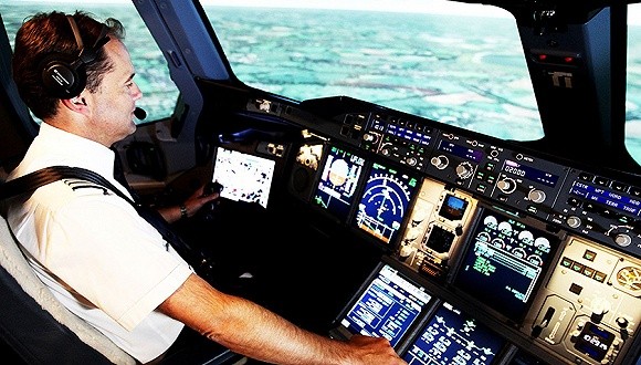 機長離不開的平板電腦。（示意圖源：互聯網）