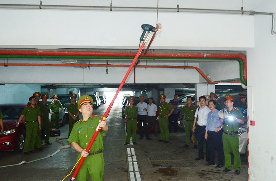 萬都公寓的若干噴頭已損壞。