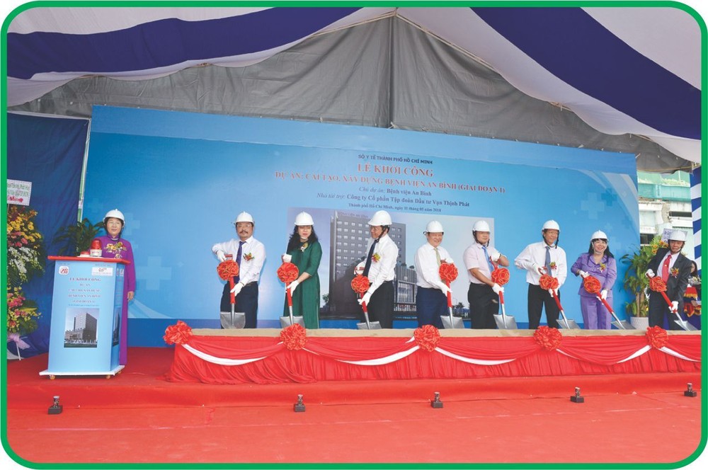 萬盛發集團贊助安平醫院改建項目首期工程動工 ảnh 1