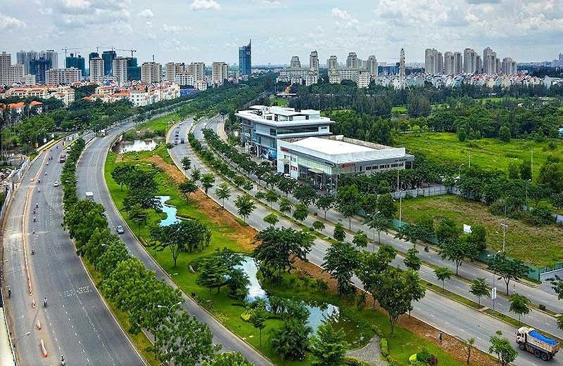 沿著阮友壽街-朝海發展的南面區域幹線沿途正形成許多新居民區。