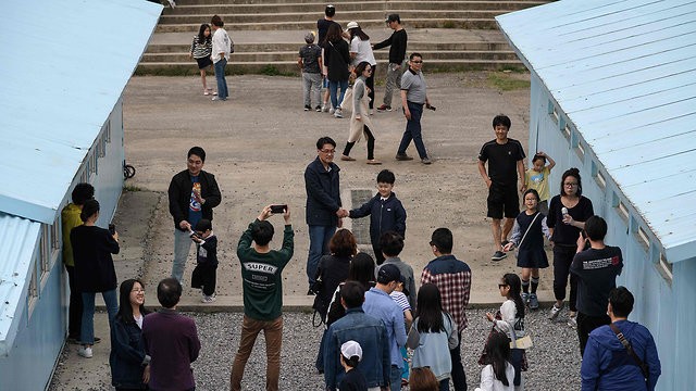 兩韓非軍事區遊客增加。（圖源：AFP）
