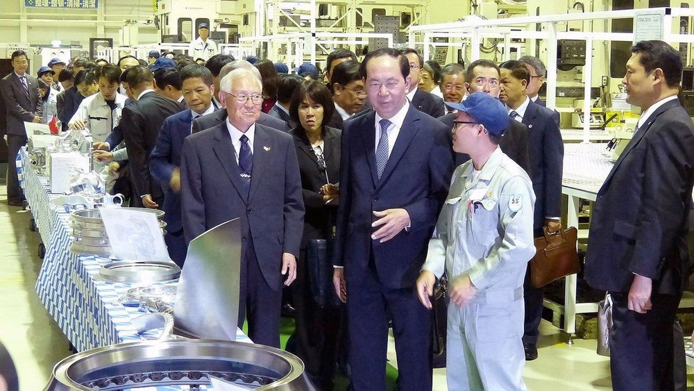 日本以最高歡迎儀式迎接國家主席陳大光 ảnh 1