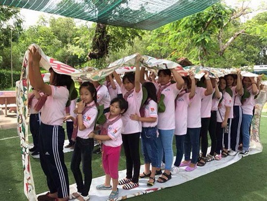 2017年工人子弟“清多”夏令營活動之一。