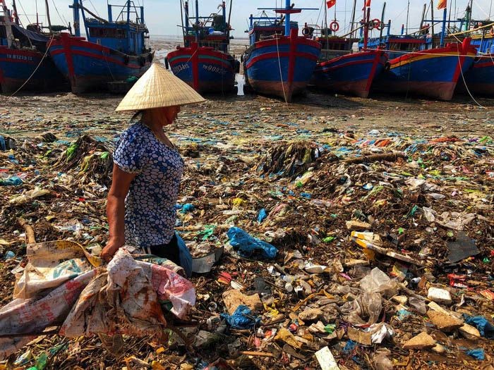 到處可見的塑料垃圾。（圖源：光世）