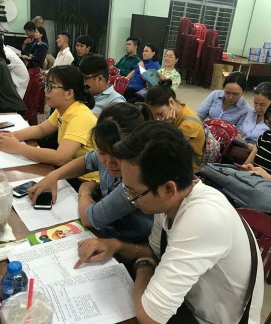 圖為第五郡婦女會開辦的婚前集訓班一瞥。