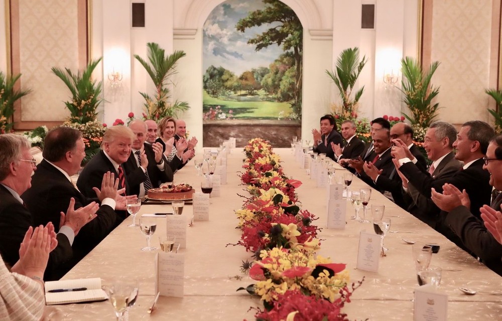 特朗普在新加坡收穫“意外驚喜”提前過72歲生日。（圖源：Getty Images）