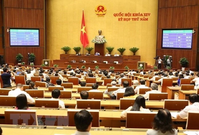 國會議事堂討論現場一瞥。（圖源：越通社）