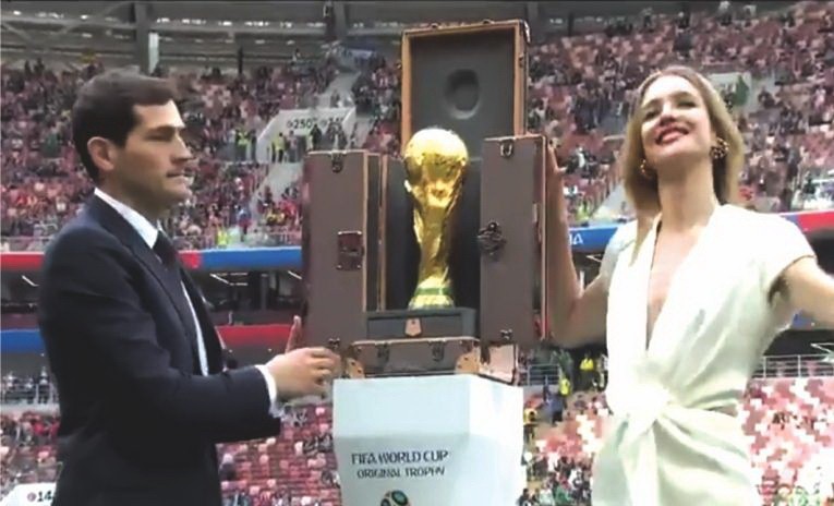 2018 年世界盃足球賽開幕式一瞥。