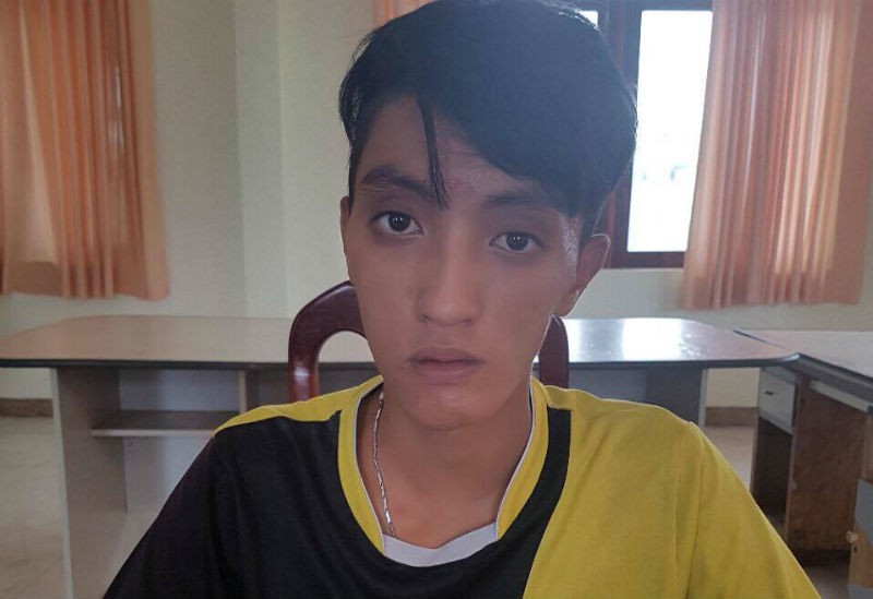 嫌犯阮明柯親到公安機關投案自首。（圖源：黎勛）