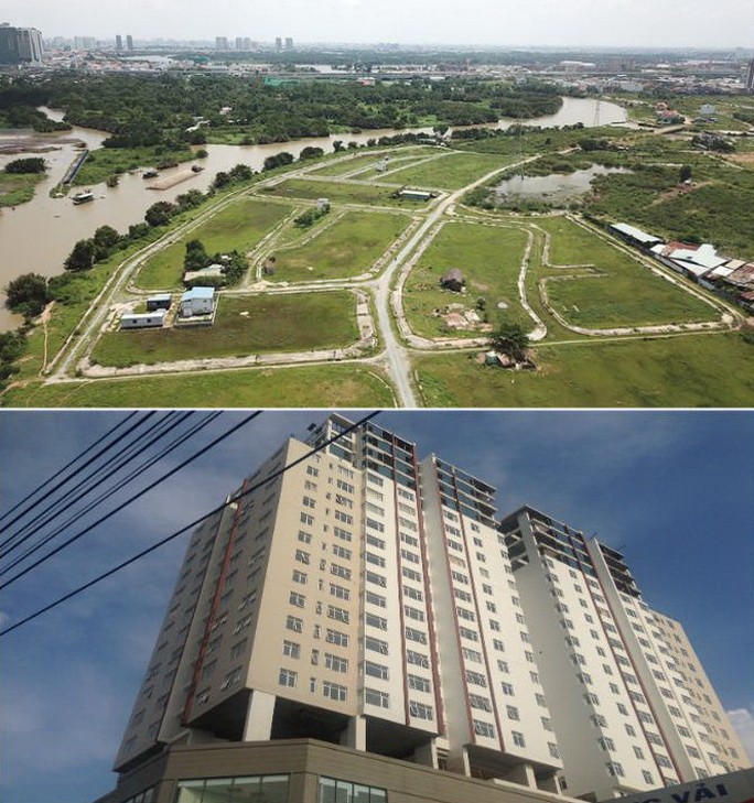 上圖為北迪哲居民區項目；下圖為七賢大廈一瞥。