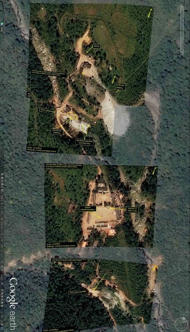 朝鮮豐溪里核試驗場。（圖源：互聯網）