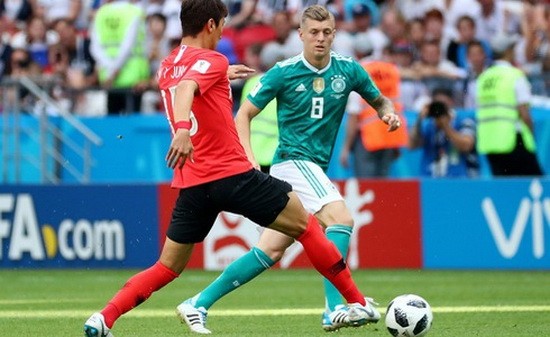 韓國、德國比賽一瞥。（圖源：互聯網）