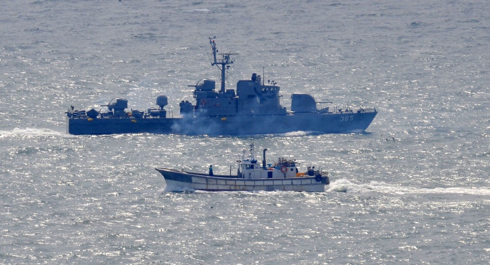 韓朝海上熱線重新正常啟動。（示意圖源：AFP）