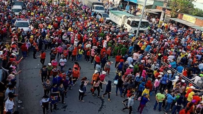 以制裁措施懲處違法聚眾行為。（示意圖源：互聯網）