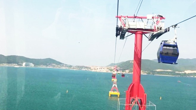 廣南省擬投建橫跨秋盆河纜車系統。（示意圖源：互聯網）