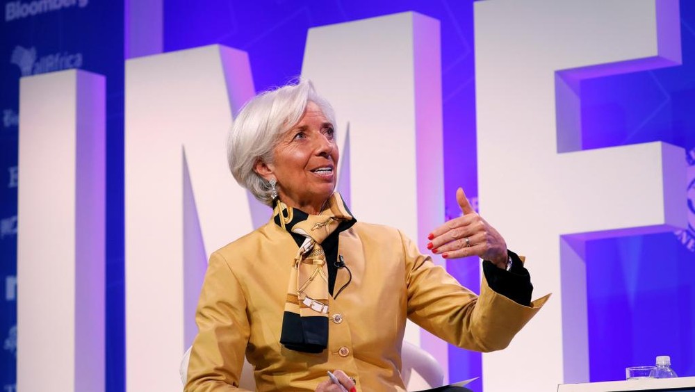 國際貨幣基金組織(IMF)總裁拉加德。（圖源：路透社）