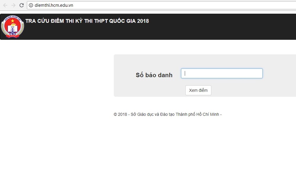 國家高考分數公佈。圖為2018高考成績查詢網站截圖。