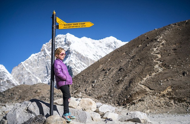 澳6歲女童歷時19天成功登頂珠峰創世界紀錄。（圖源：Supplied）