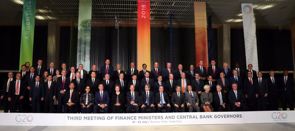 G20 阿根廷峰會各領導人合照。（圖源：路透社）