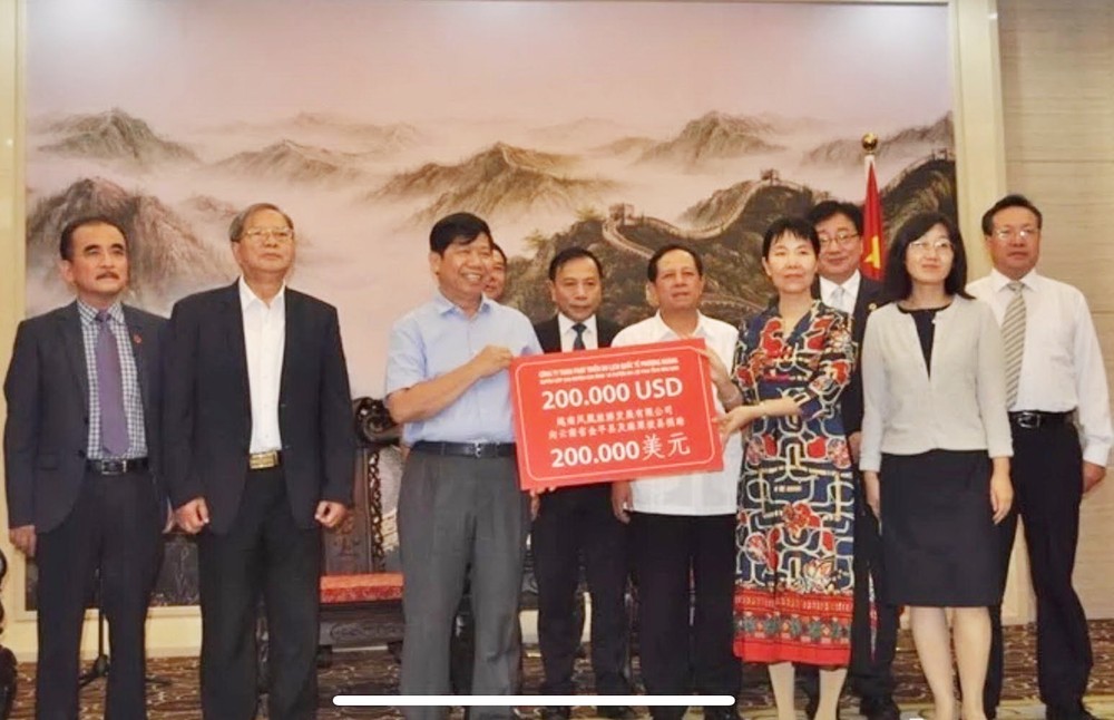 善款移交儀式一瞥。