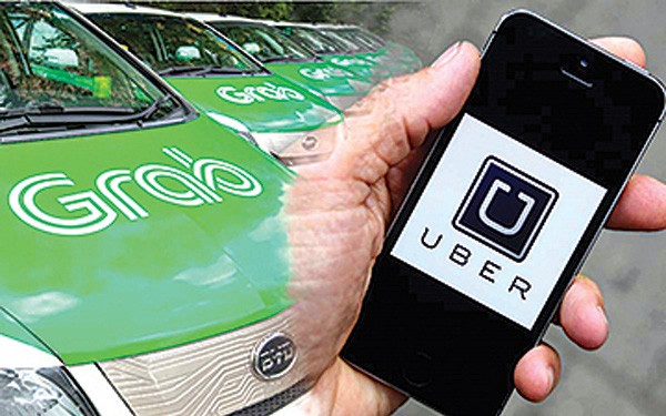 Grabcar 須標明“電子網約車”字樣。（示意圖源：互聯網）