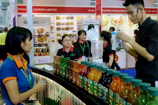 Vietfood & Beverage - ProPack 2018展覽一隅。（圖源：黎皇）