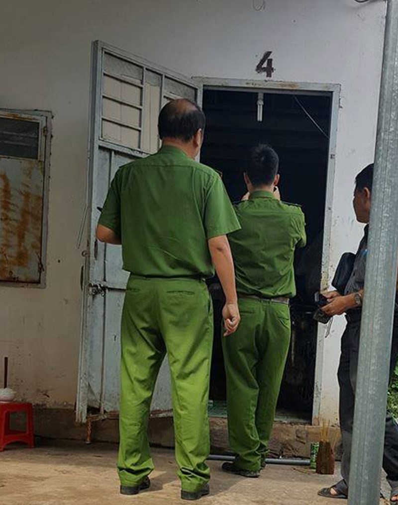 警方封鎖命案現場進行勘查。（圖源：武匯）