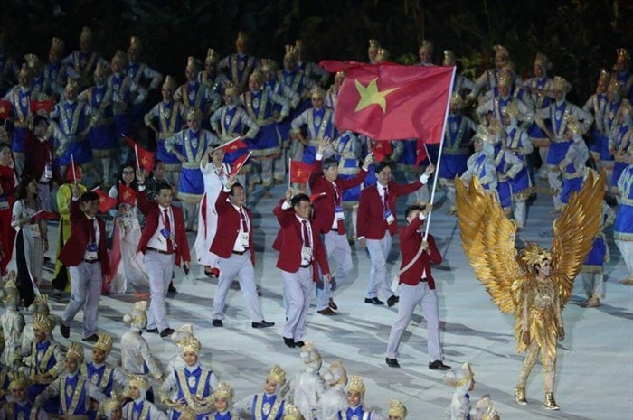 第十八屆雅加達亞運會開幕 ảnh 1