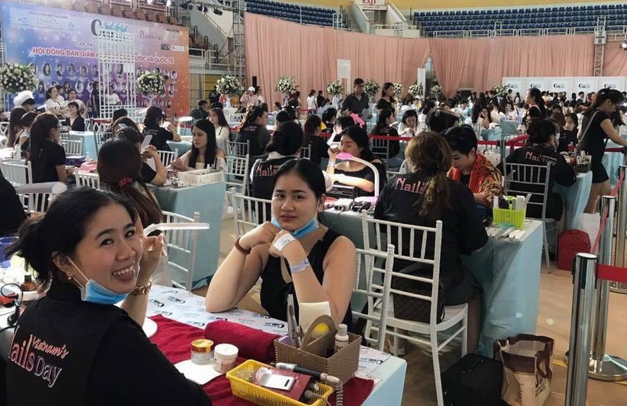 2018年美甲盛會場景一瞥。