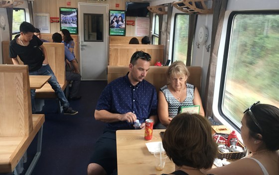 五星級列車吸引很多遊客。