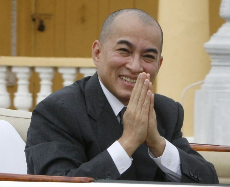 柬埔寨國王諾羅敦‧西哈莫尼。（圖源：互聯網）